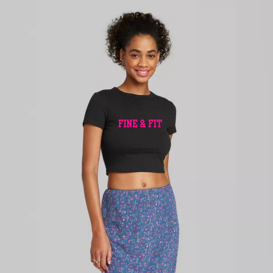 Fine And Fit Crop Top